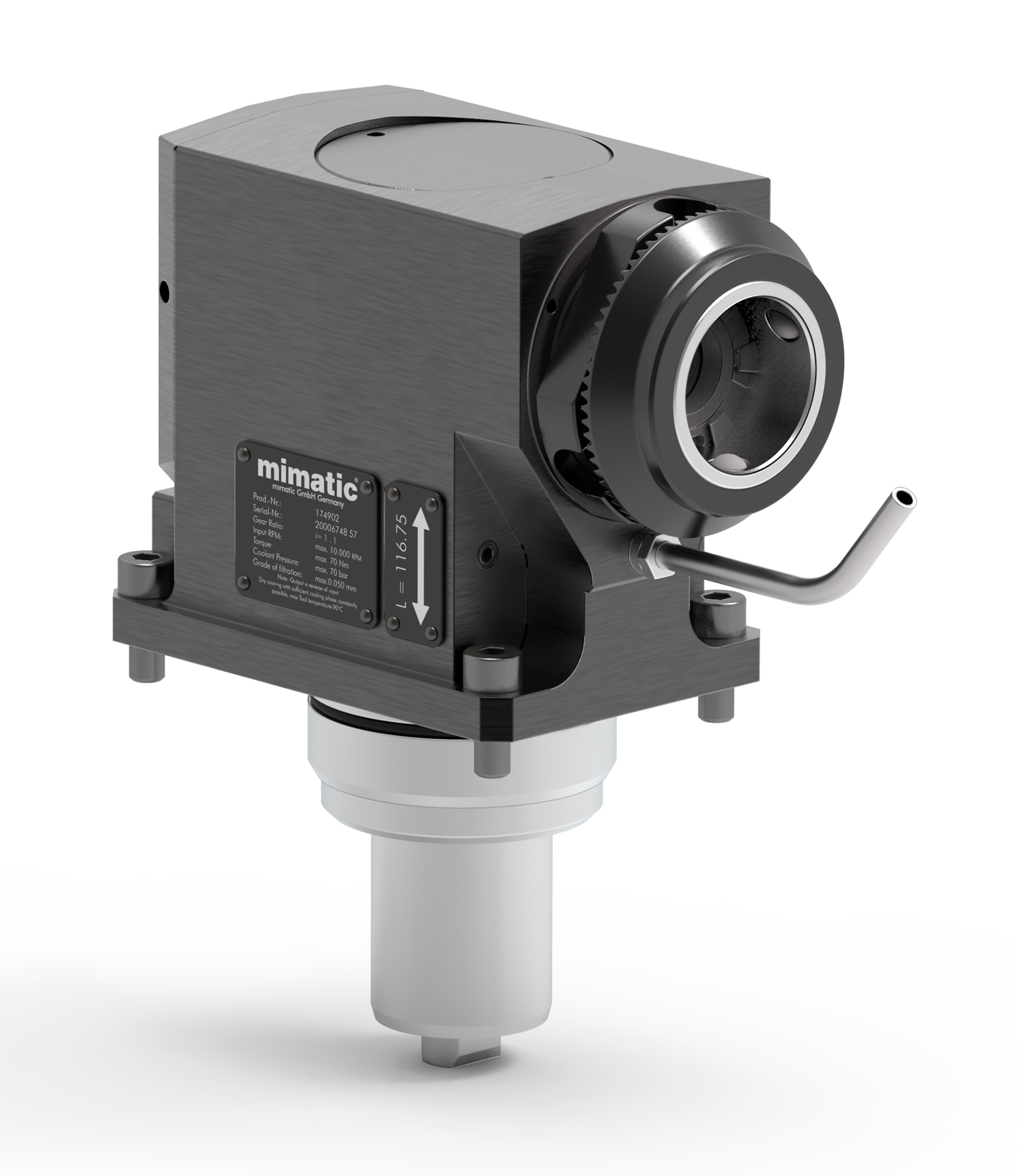 Angetriebenes Werkzeug BMT68 Winkel-Einheit 90° Angetriebenes Werkzeug BMT68 Winkel-Einheit 90°