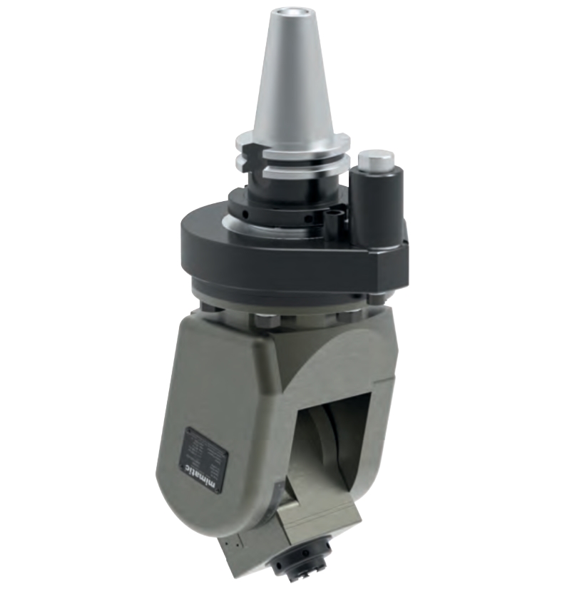 Winkelschwenkeinheit 0-98°, SK40, Drehmomentabstützung nach ISO9524