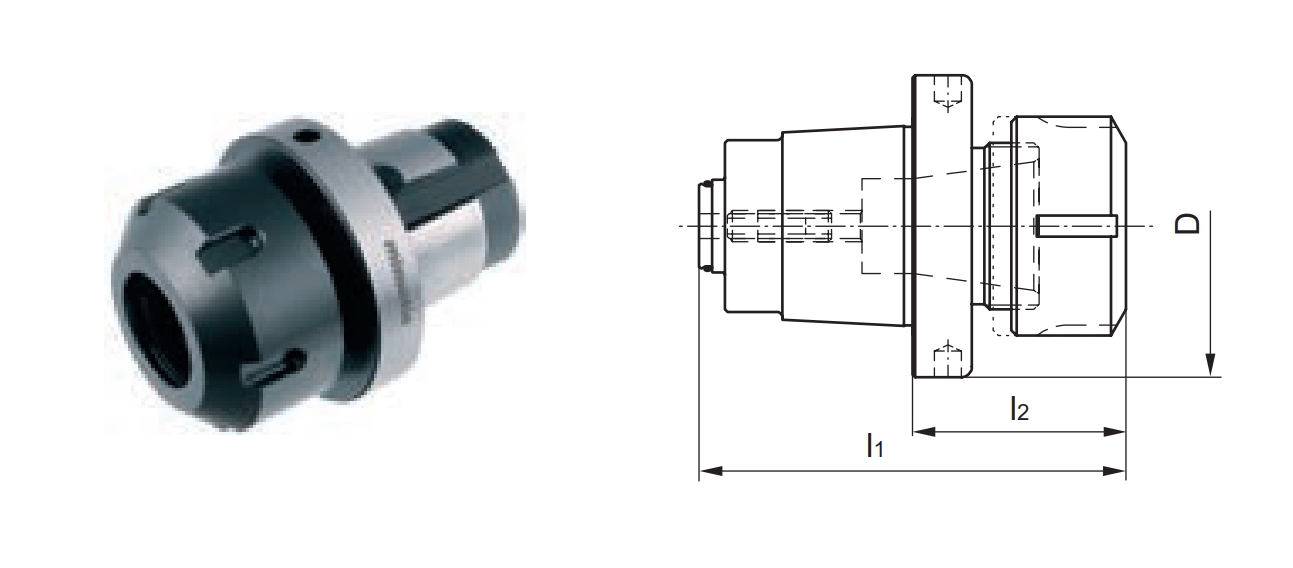 mi 63 Spannzangenaufnahme DIN 6499 mi 63 Spannzangenaufnahme DIN 6499