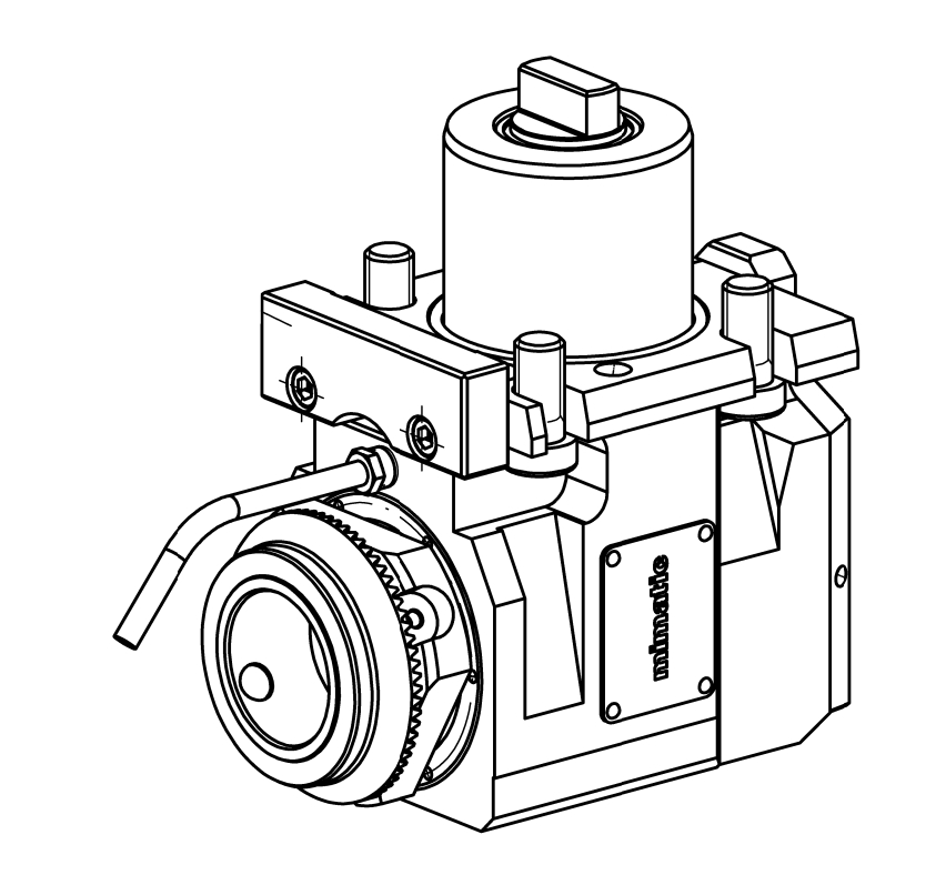 Angetriebenes Werkzeug BMT60 Winkel-Einheit 90° Angetriebenes Werkzeug BMT60 Winkel-Einheit 90°