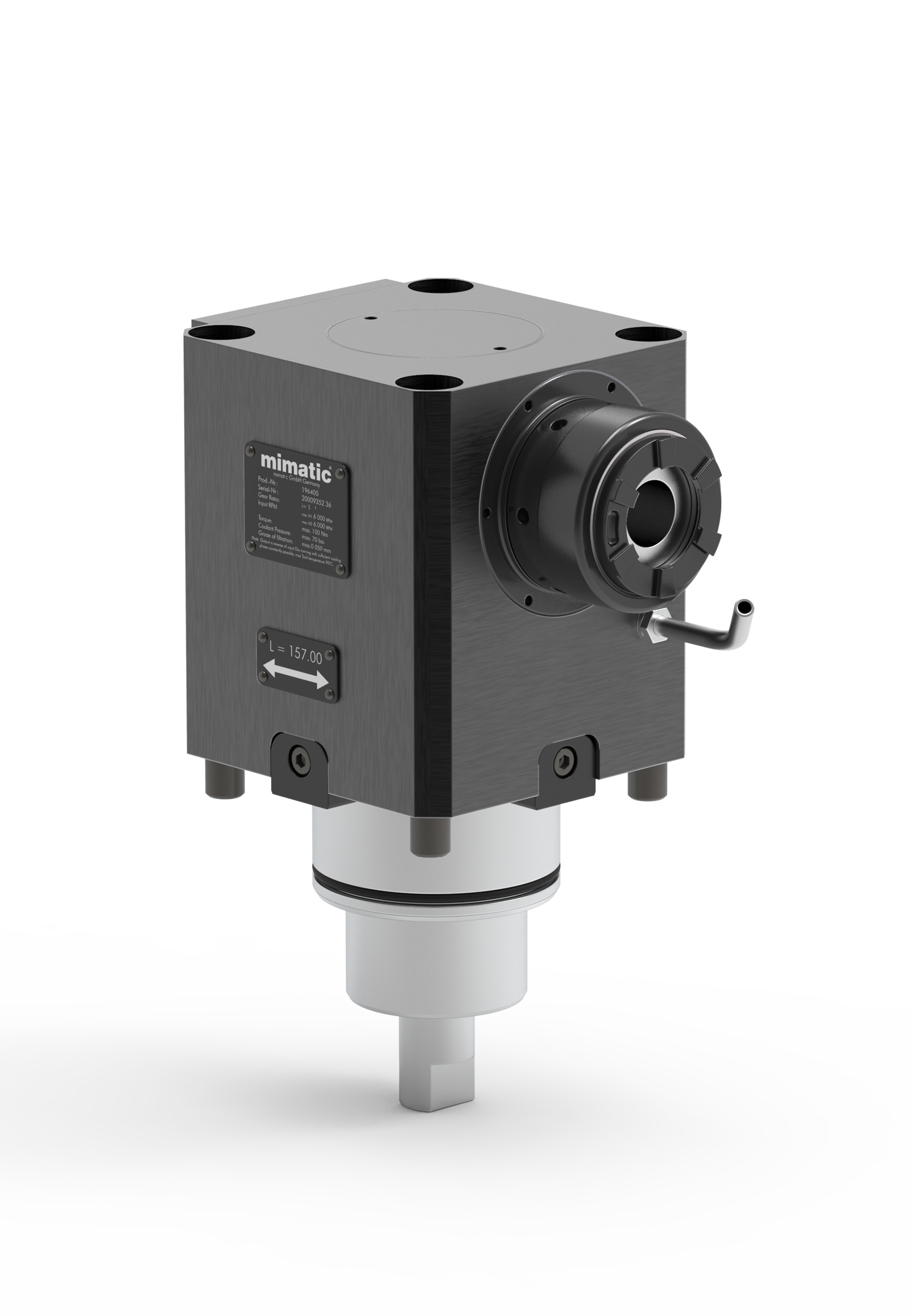 Angetriebenes Werkzeug BMT75 Winkel-Einheit 90° Angetriebenes Werkzeug BMT75 Winkel-Einheit 90°