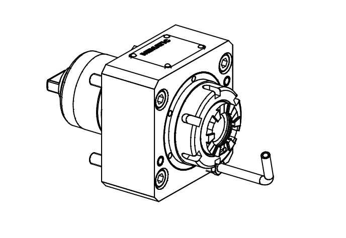 Angetriebenes Werkzeug BMT54 Gerade Einheit