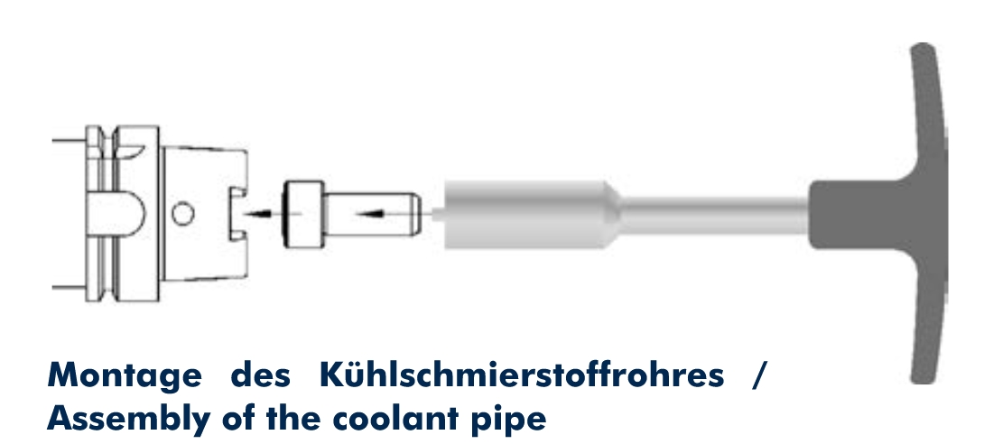 Steckschlüssel für Kühlmittelrohr HSK 63