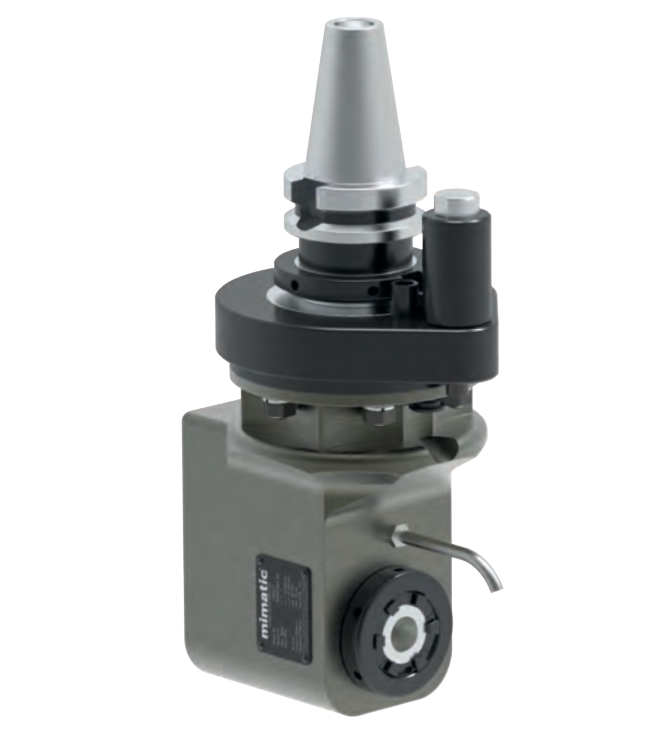 Winkelkopf 90°, zurückversetzt, BT40, Drehmomentabstützung nach ISO9524