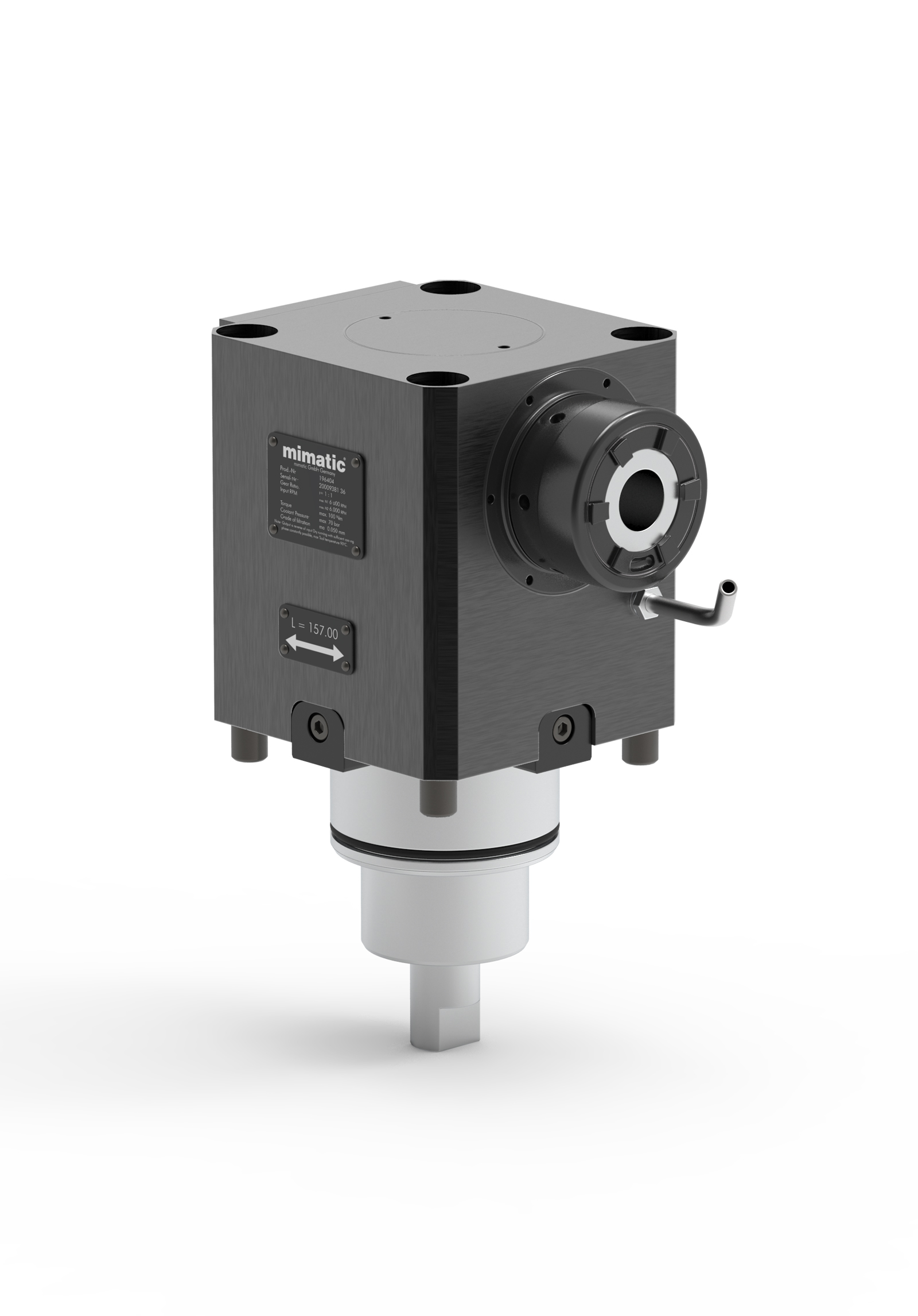 Angetriebenes Werkzeug BMT75 Winkel-Einheit 90° Angetriebenes Werkzeug BMT75 Winkel-Einheit 90°