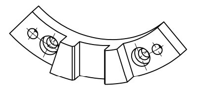Standard Stoppblock A65 Halbfertig für
HSK63, SK40, BT40, CAT40, ...