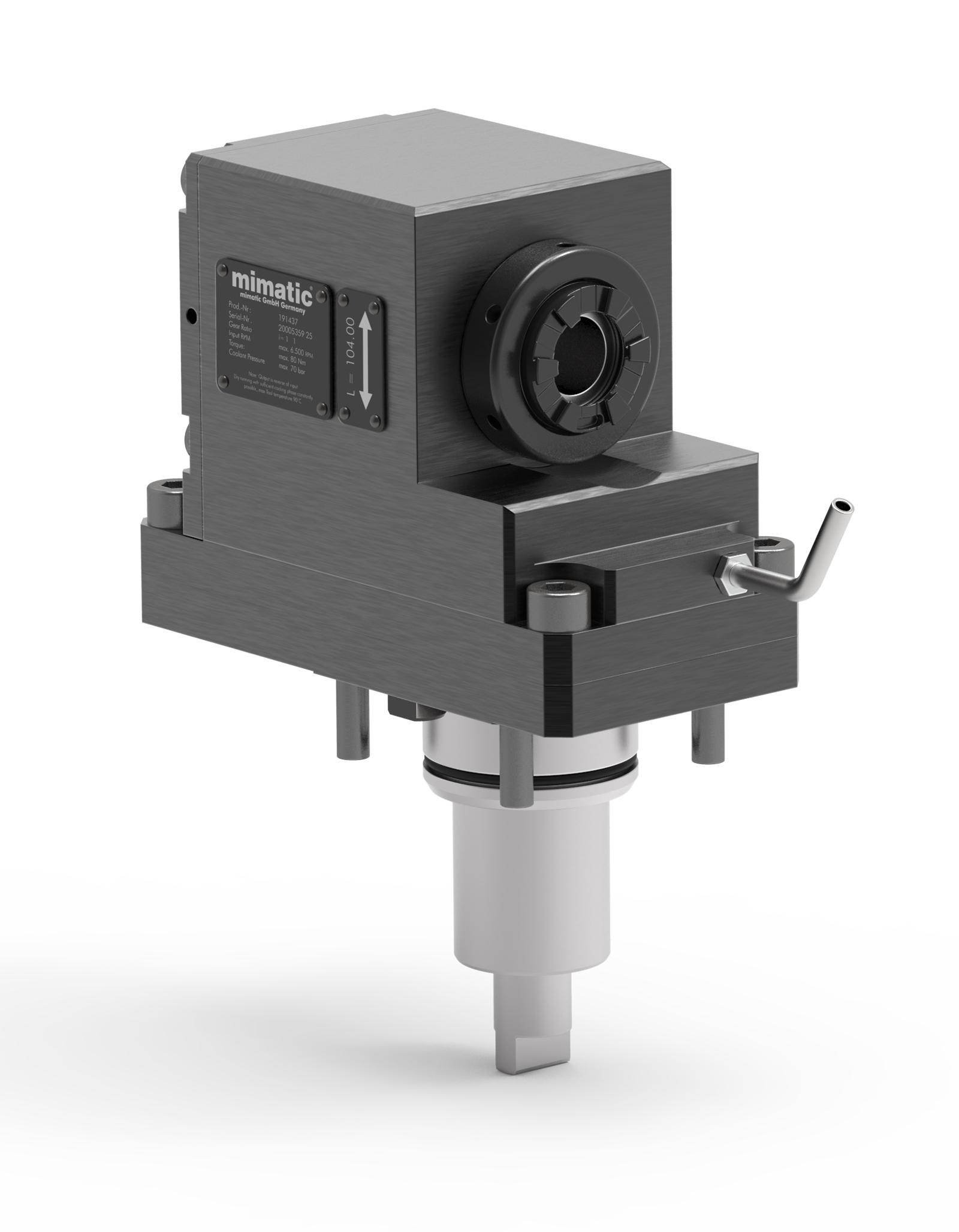 Angetriebenes Werkzeug BMT55 Winkel-Einheit 90°, versetzt Angetriebenes Werkzeug BMT55 Winkel-Einheit 90°, versetzt