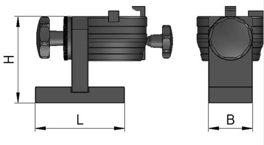 Montageblock HSK63