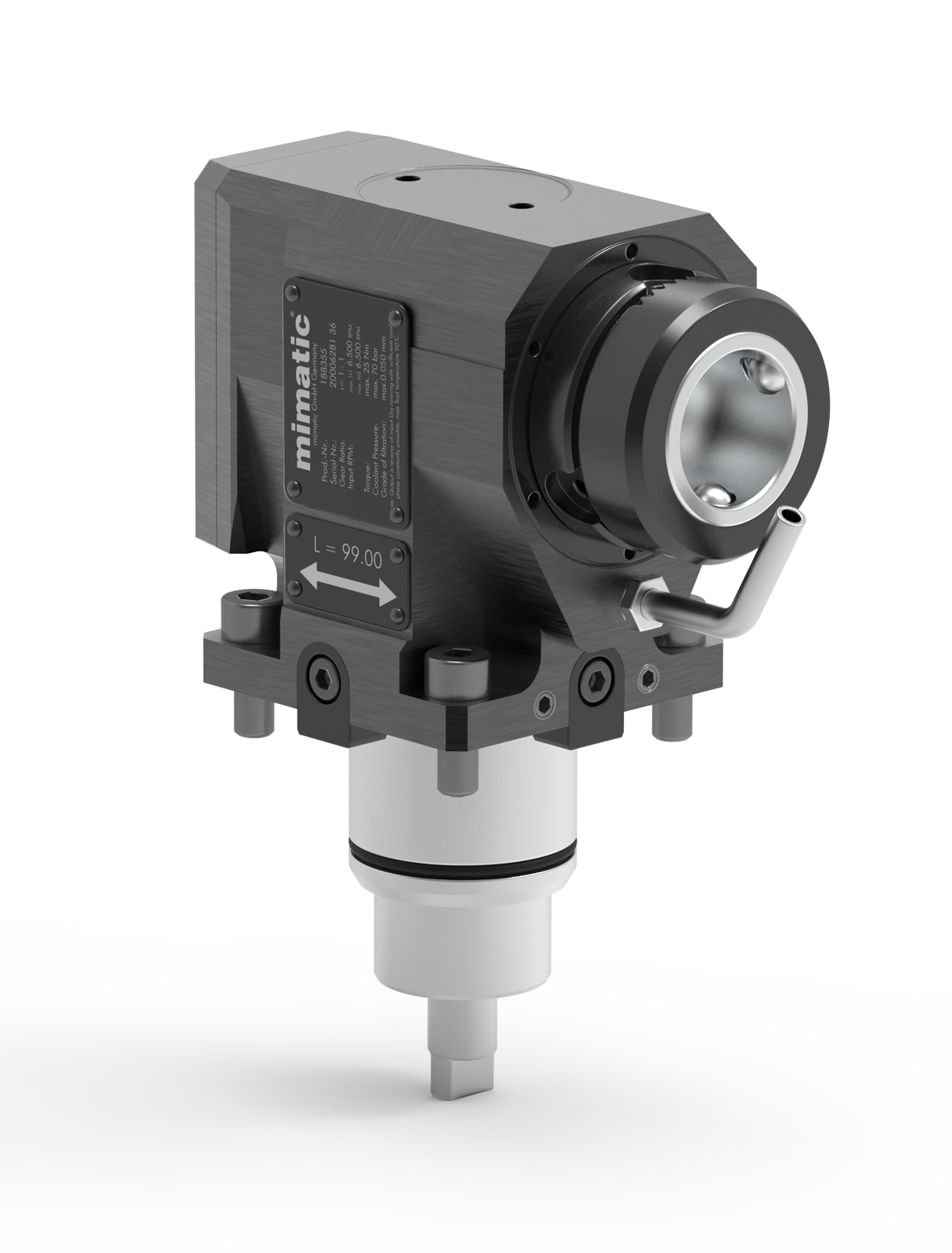 Angetriebenes Werkzeug BMT45 Winkel-Einheit 90° Angetriebenes Werkzeug BMT45 Winkel-Einheit 90°