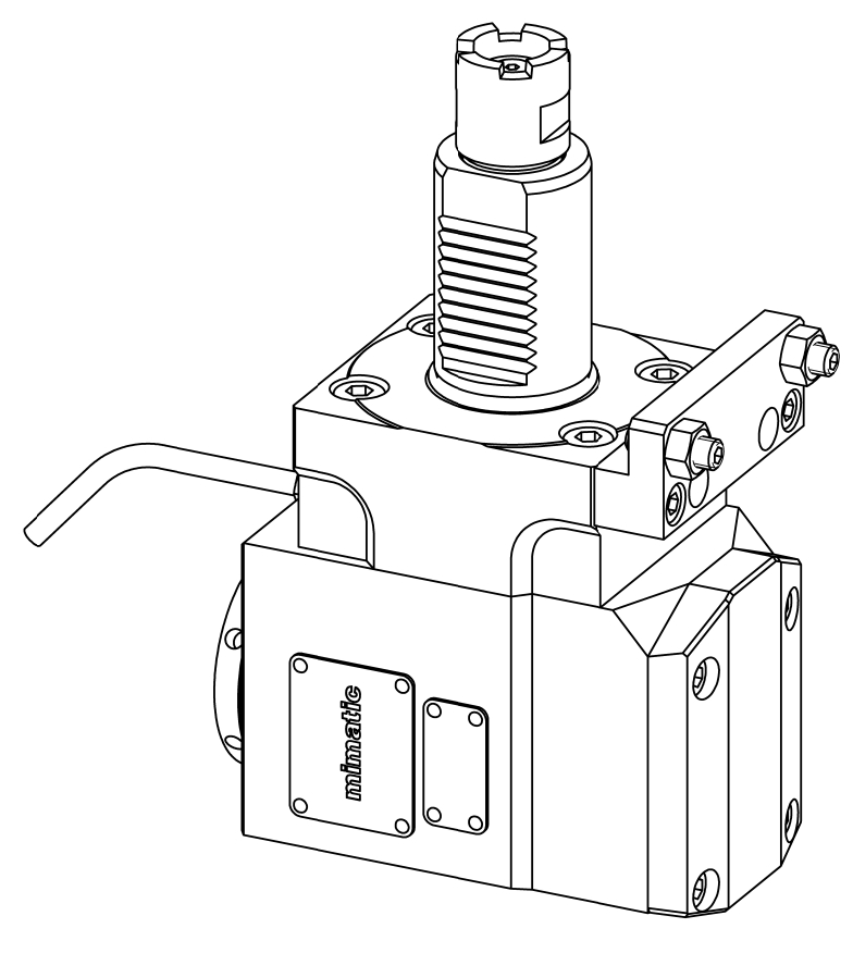 Angetriebenes Werkzeug VDI40 Winkel-Einheit 90° Angetriebenes Werkzeug VDI40 Winkel-Einheit 90°
