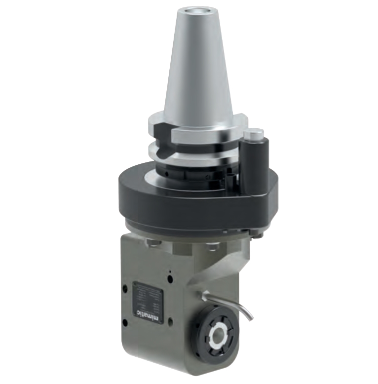 Winkelkopf 90°, zurückversetzt, BT50, Drehmomentabstützung nach ISO9524