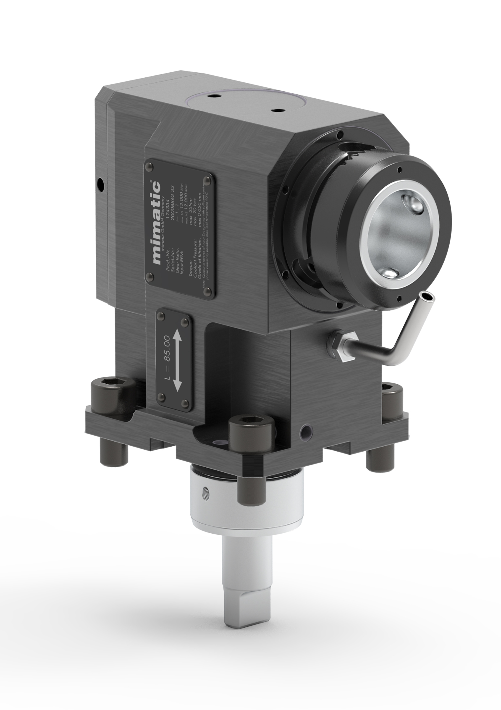 Angetriebenes Werkzeug BMT40 Winkel-Einheit 90° Angetriebenes Werkzeug BMT40 Winkel-Einheit 90°