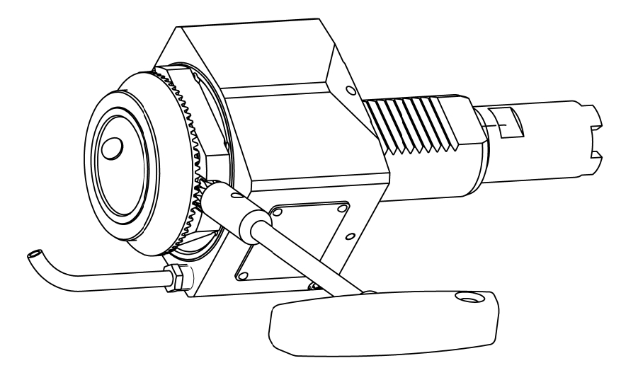 Angetriebenes Werkzeug VDI40 Gerade Einheit