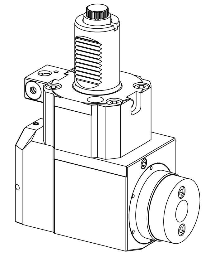 Angetriebenes Werkzeug VDI40 DIN5480
Winkel-Einheit 90° Angetriebenes Werkzeug VDI40 DIN5480
Winkel-Einheit 90°