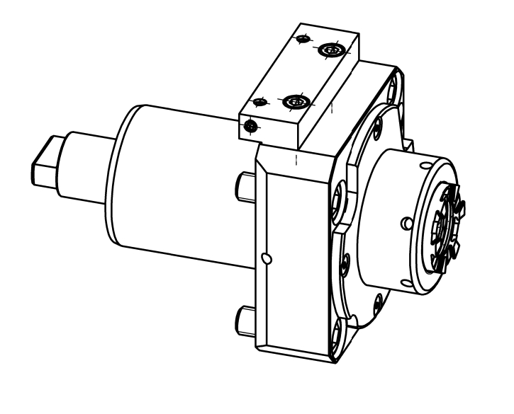 Angetriebenes Werkzeug BMT60 Gerade Einheit