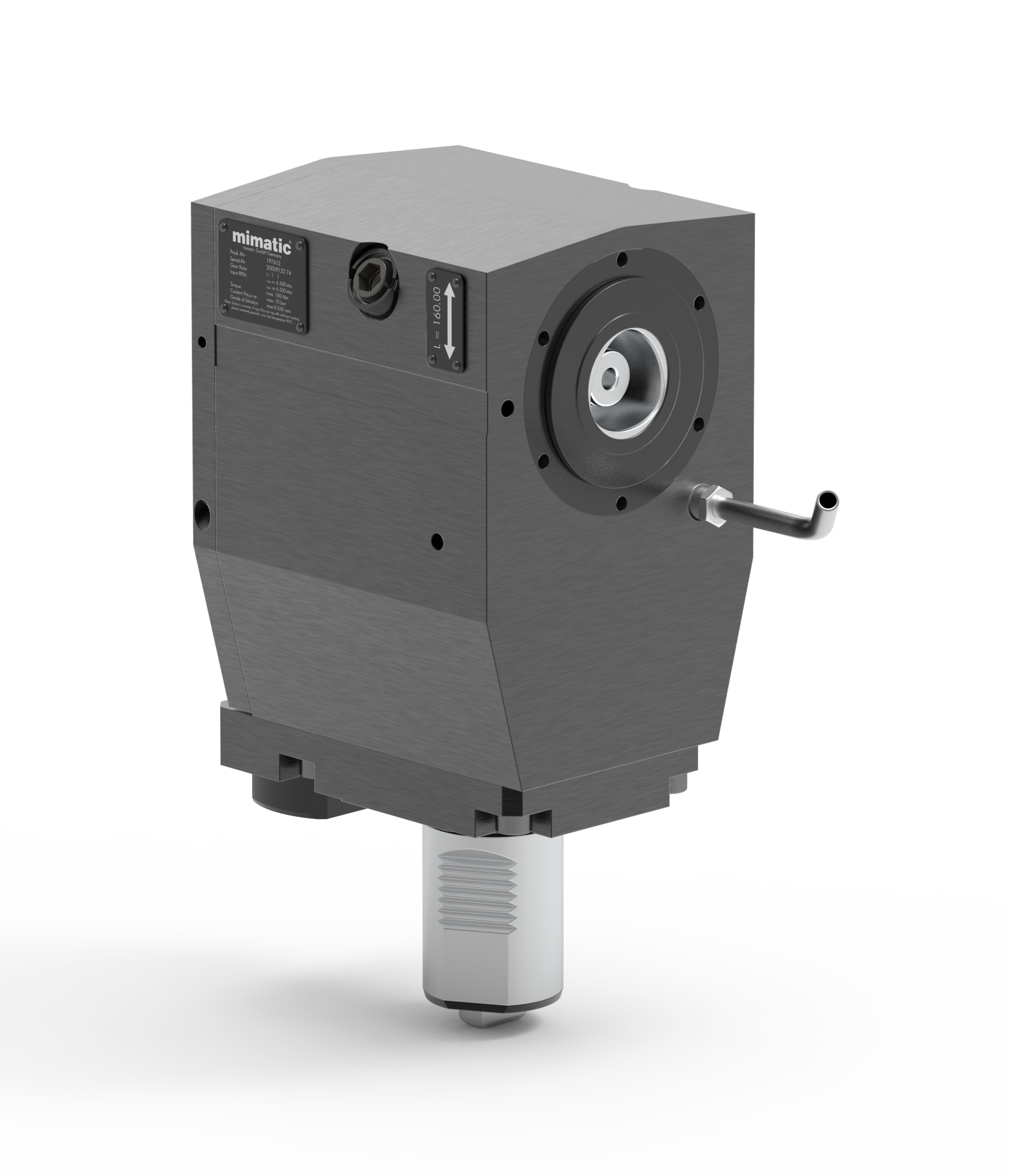 Angetriebenes Werkzeug VDI50 Winkel-Einheit 90° Angetriebenes Werkzeug VDI50 Winkel-Einheit 90°