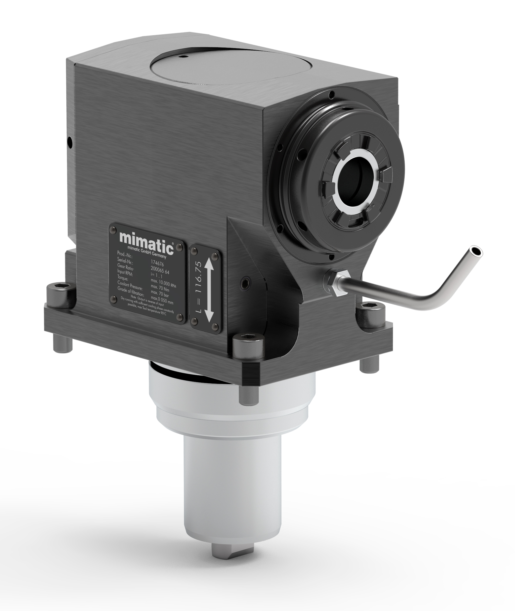 Angetriebenes Werkzeug BMT68 Winkel-Einheit 90° Angetriebenes Werkzeug BMT68 Winkel-Einheit 90°