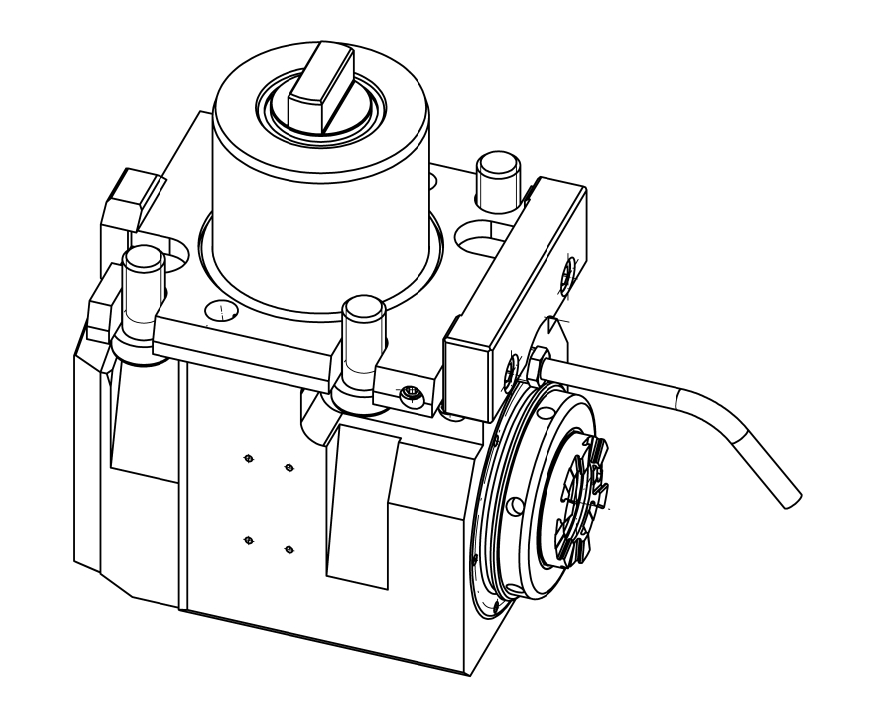 Angetriebenes Werkzeug BMT60 Winkel-Einheit 90°