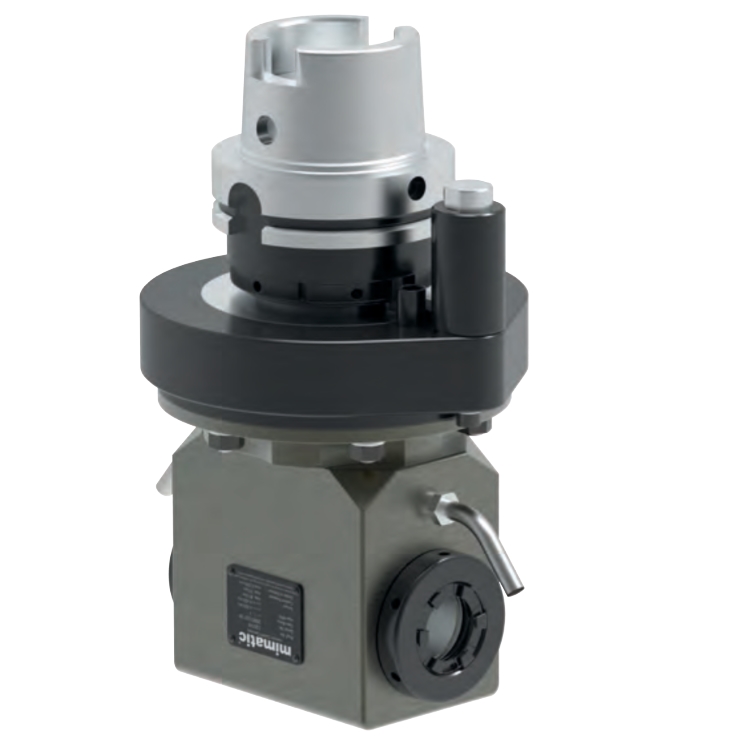 Doppel-Winkelkopf 90°, HSK100, Drehmomentabstützung nach ISO9524