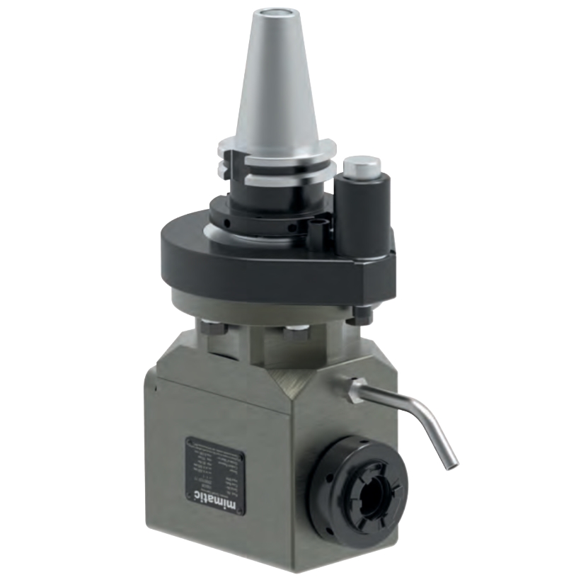 Winkelkopf 90°, CAT40, Drehmomentabstützung nach ISO9524