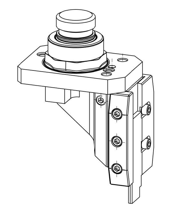 Statisches Werkzeug PTI54 Abstechhalter