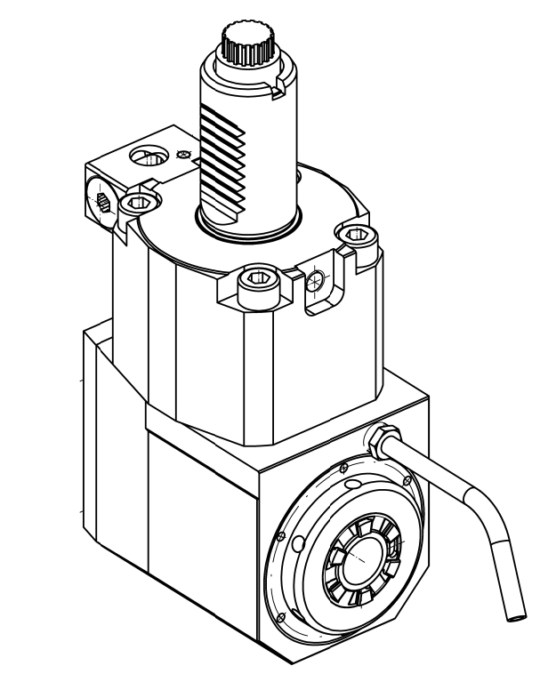 Angetriebenes Werkzeug VDI30 DIN5480
Winkel-Einheit 90° Angetriebenes Werkzeug VDI30 DIN5480
Winkel-Einheit 90°