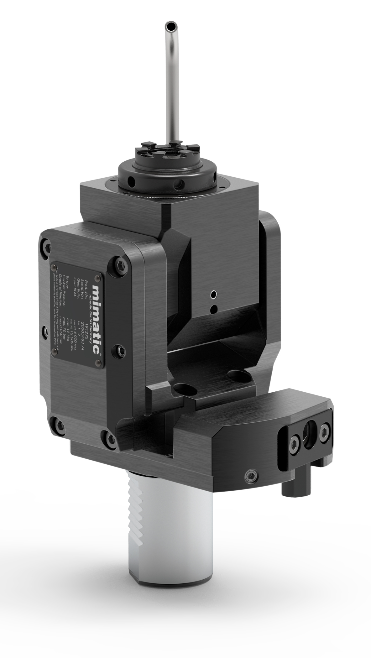 Angetriebenes Werkzeug VDI40 Winkelschwenkeinheit +/- 107° Angetriebenes Werkzeug VDI40 Winkelschwenkeinheit +/- 107°