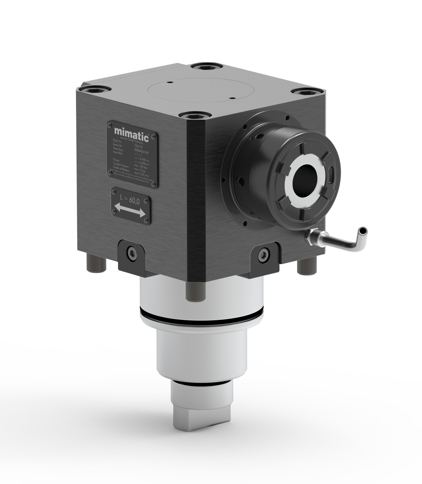 Angetriebenes Werkzeug BMT75 Winkel-Einheit 90° Angetriebenes Werkzeug BMT75 Winkel-Einheit 90°