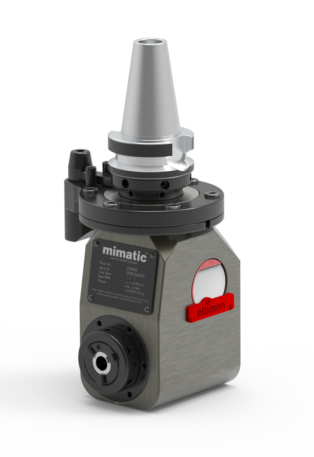 Winkelkopf 90°, BT30, für FANUC Robodrill
mit eltimonPRO