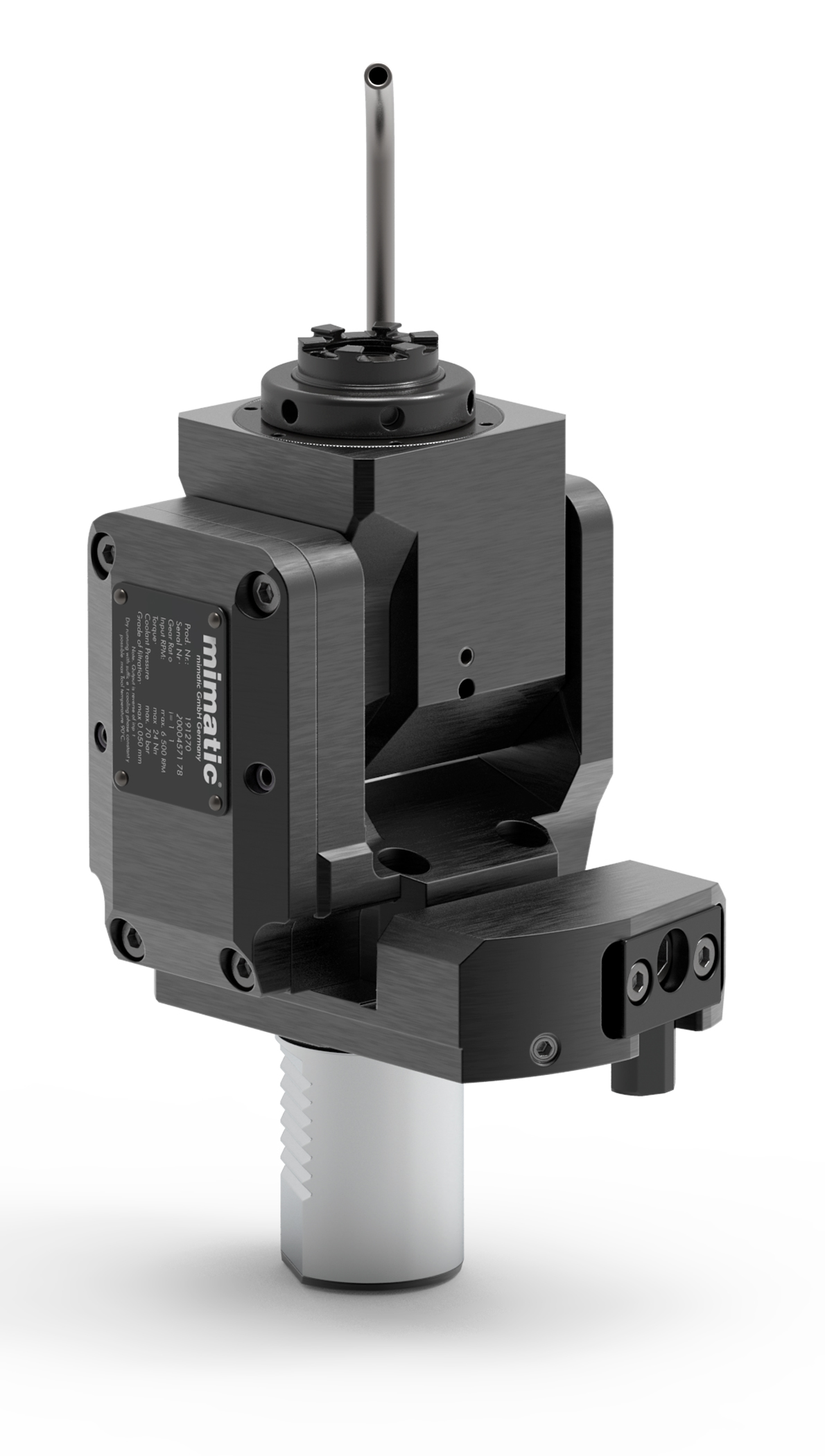 Angetriebenes Werkzeug VDI40 Winkelschwenkeinheit +/- 107° Angetriebenes Werkzeug VDI40 Winkelschwenkeinheit +/- 107°