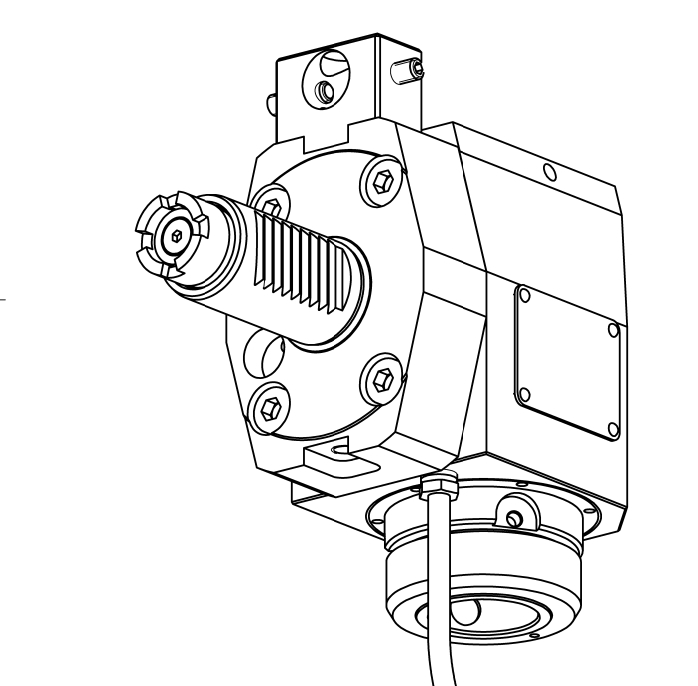 Angetriebenes Werkzeug VDI30 Winkel-Einheit 90° Angetriebenes Werkzeug VDI30 Winkel-Einheit 90°
