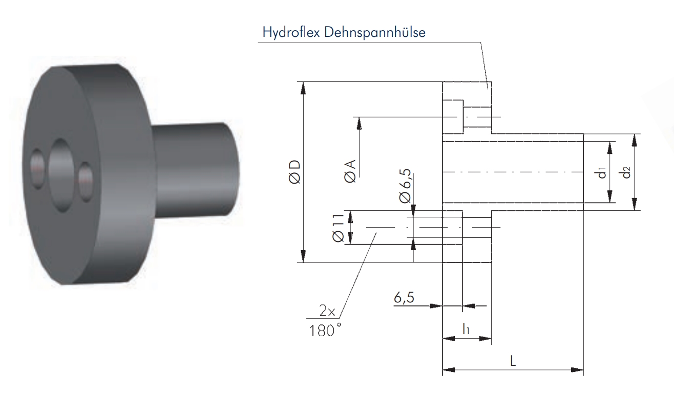 HydroFlex DehnSpannhülse HF25