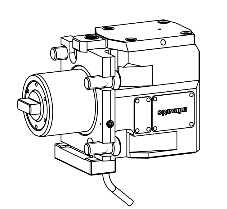 Angetriebenes Werkzeug BMT60 Winkel-Einheit 90°