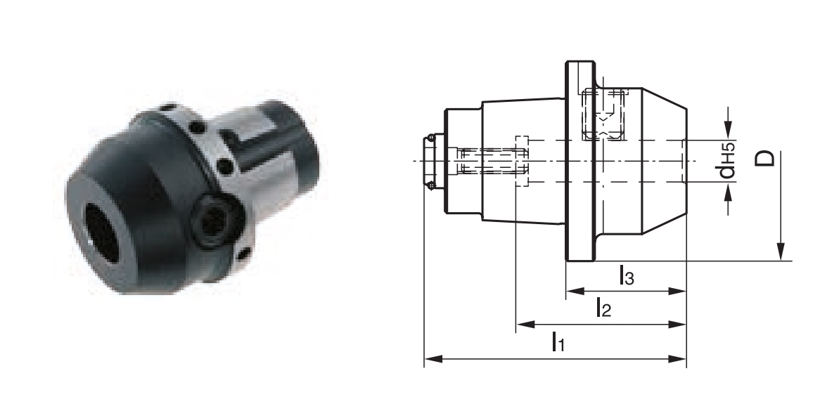 mi 32 Werkzeugaufnahme DIN 1835-B Weldon