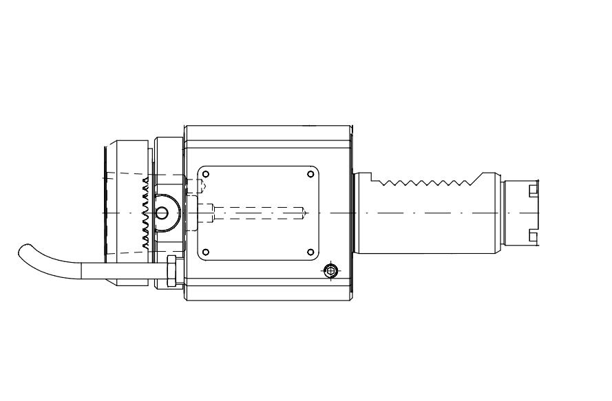 Angetriebenes Werkzeug VDI30 Gerade Einheit