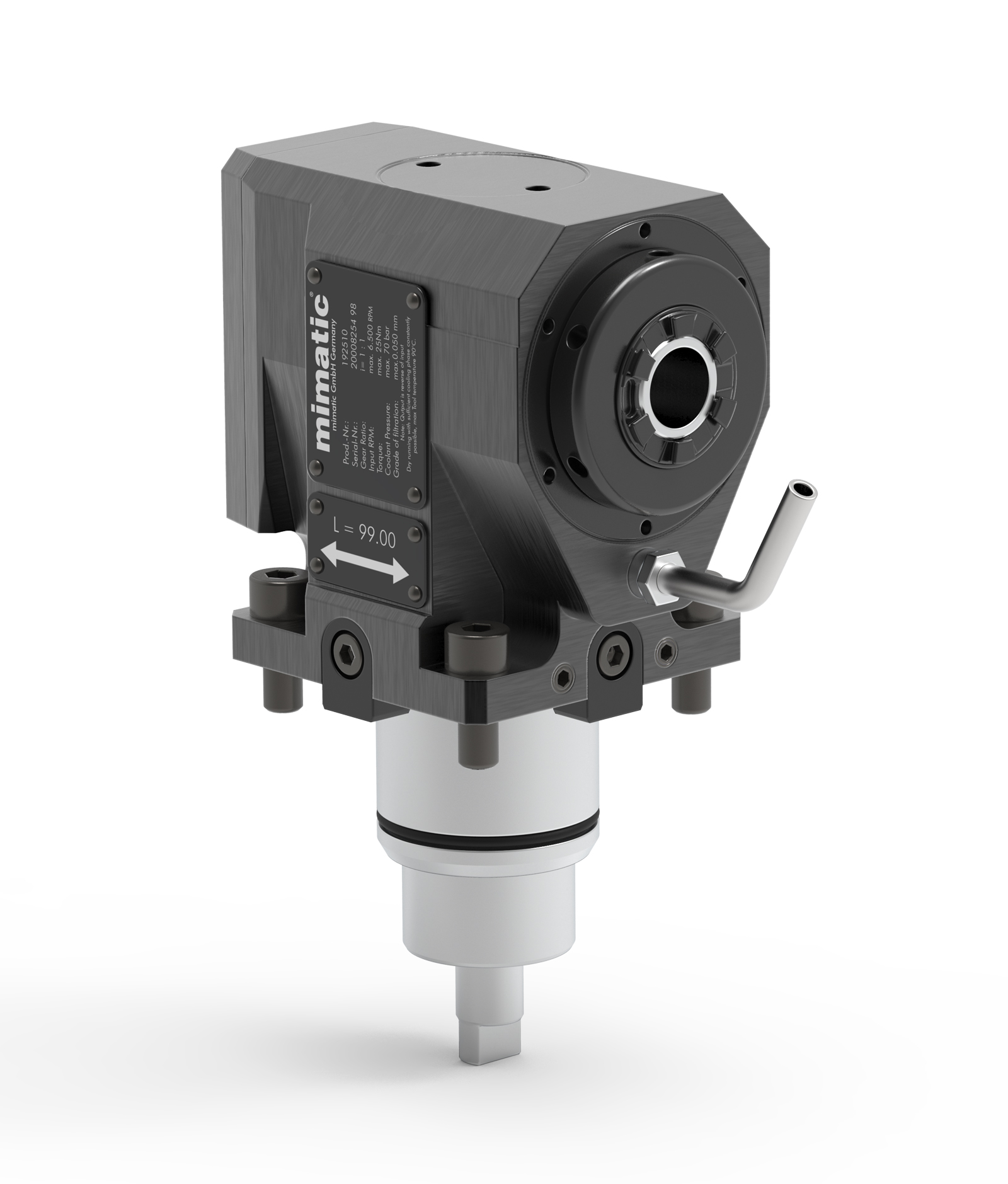 Angetriebenes Werkzeug BMT45 Winkel-Einheit 90° Angetriebenes Werkzeug BMT45 Winkel-Einheit 90°