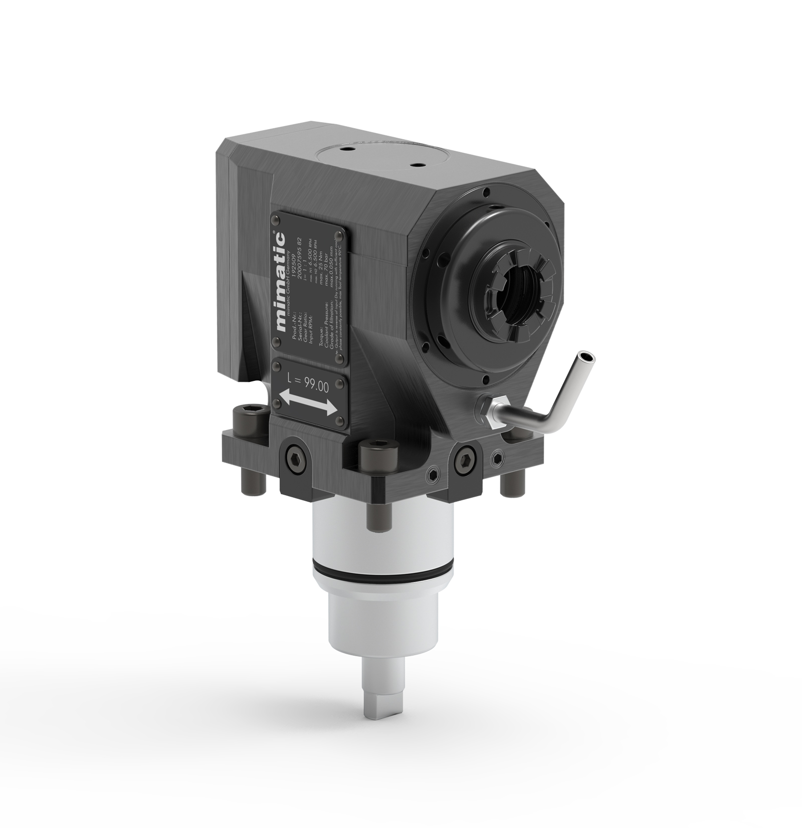 Angetriebenes Werkzeug BMT45 Winkel-Einheit 90° Angetriebenes Werkzeug BMT45 Winkel-Einheit 90°