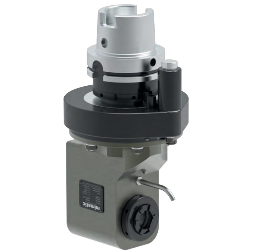 Winkelkopf 90°, zurückversetzt, HSK100, Drehmomentabstützung nach ISO9524