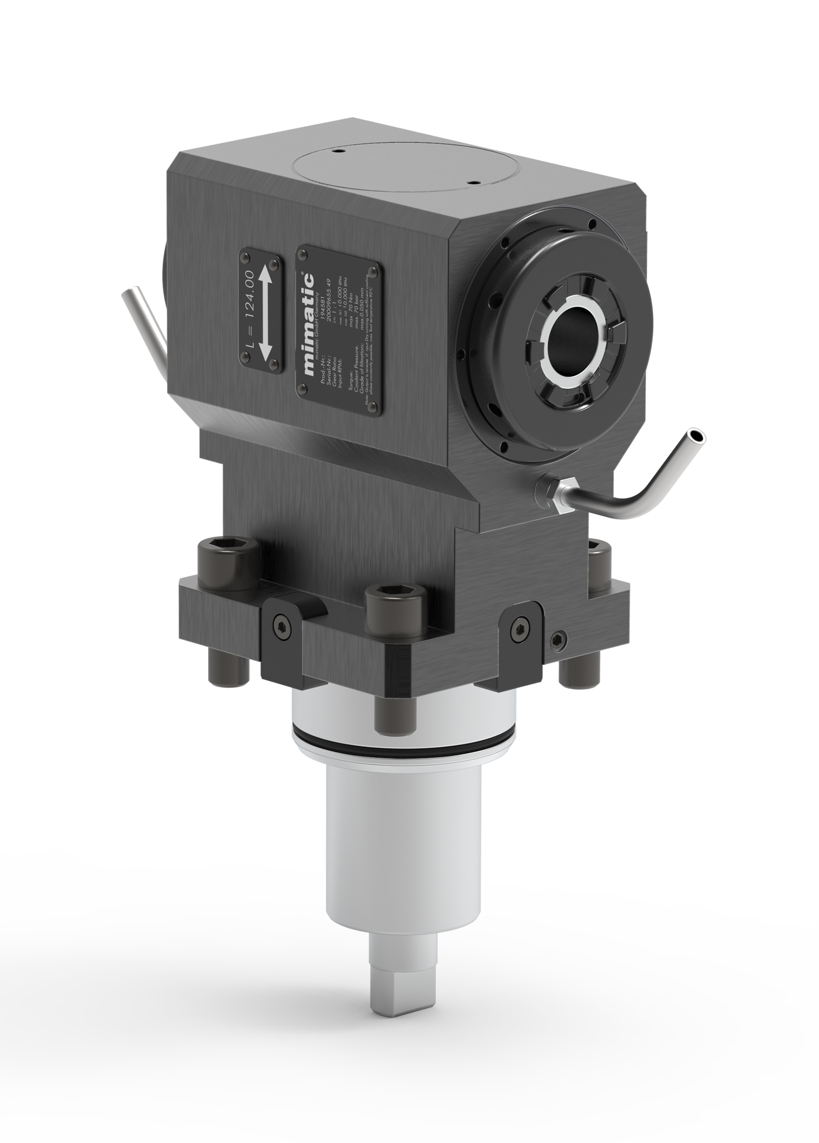 Angetriebenes Werkzeug BMT65 Winkel-Einheit 90°, 2-Spindler Angetriebenes Werkzeug BMT65 Winkel-Einheit 90°, 2-Spindler