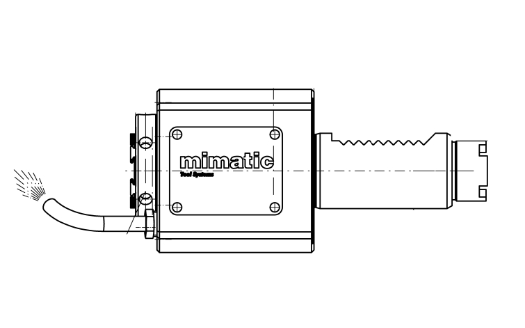 Angetriebenes Werkzeug VDI30 Gerade Einheit Angetriebenes Werkzeug VDI30 Gerade Einheit