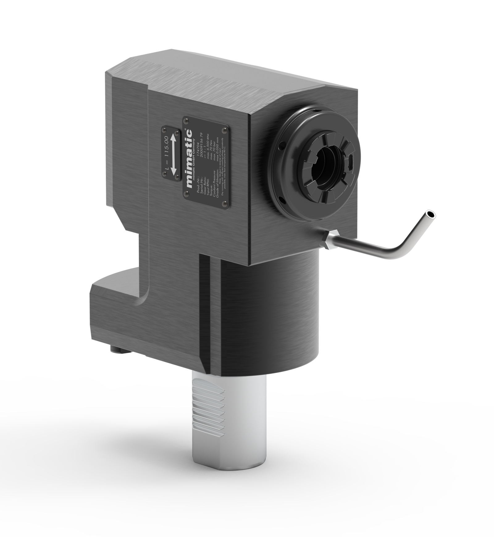 Angetriebenes Werkzeug VDI40 Winkel-Einheit 90° für Gegenspindel Angetriebenes Werkzeug VDI40 Winkel-Einheit 90° für Gegenspindel